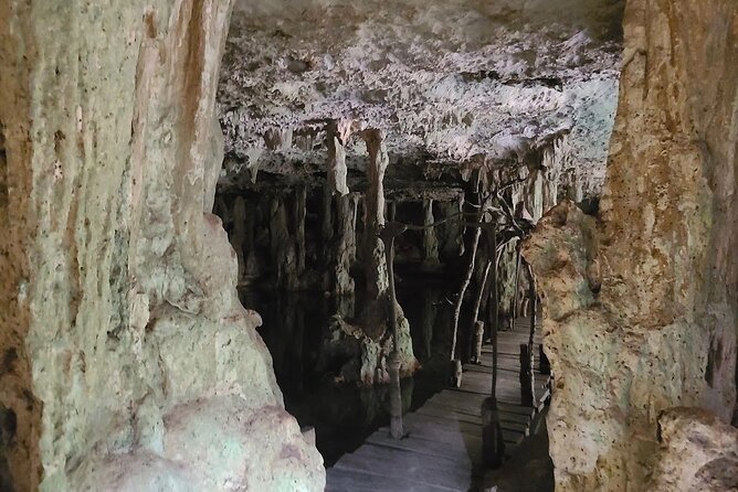 Horse Ride to Cenote Mil Columnas - Entering Cenote Mil Columnas