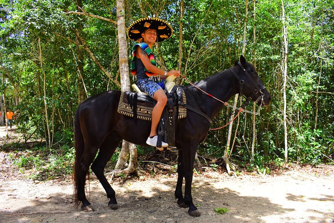 Horseback Ride, ATVs (Shared), Cenote & Ziplines! From Playa Del Carmen - Four Adventure Stops at Amazing Adventures Park