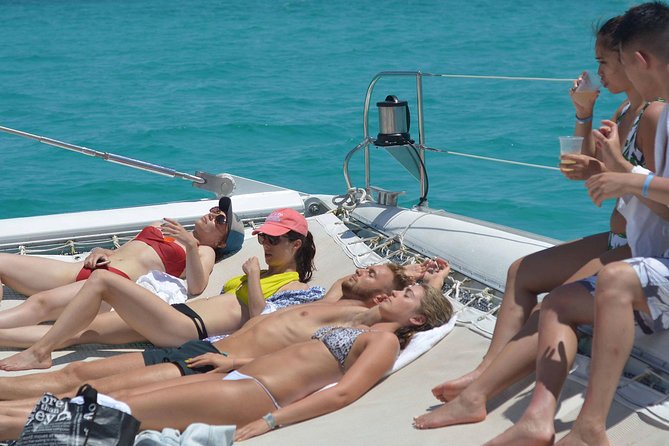 Isla Mujeres All Inclusive Sailboat Experience - Snorkeling near the Cancun Underwater Museum of Art