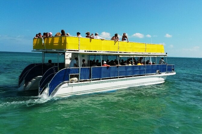 Isla Mujeres Catamaran Unlimited! Transportation from Playa del Carmen - The 35-minute reef snorkeling stop