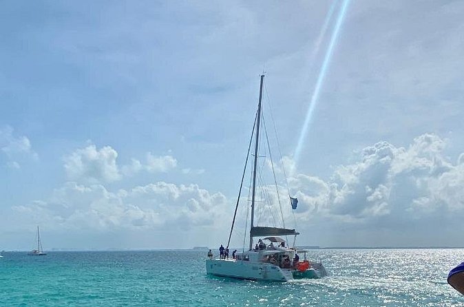 Isla Mujeres on luxury catamaran with snorkel, open bar and lunch - What the $130.34 price really covers