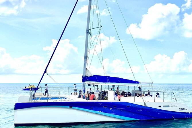Isla Mujeres Unlimited Catamaran! Drinks, Fun & Party From Playa Del Carmen - Leaving Punta Sam for the Caribbean