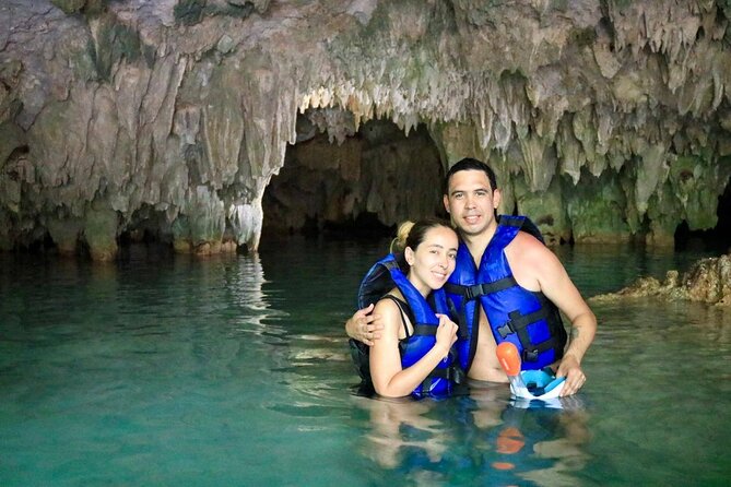Jungle ATV Adventure: Unveiling Akumal's Enchanting Cenotes - La Gran Cueva and Its 200 Meters of Stone