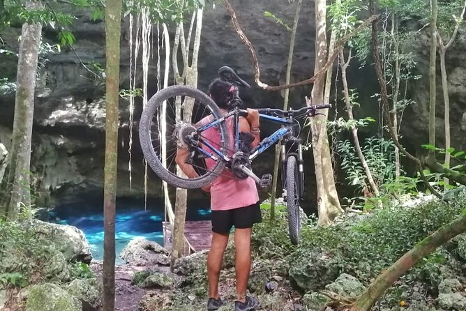 Jungle Bike Tour from Playa del Carmen with Bath in a Cenote - The 16-kilometer route through the jungle