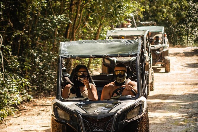 Jungle Buggy Day Tour - Cooling off inside a freshwater cenote