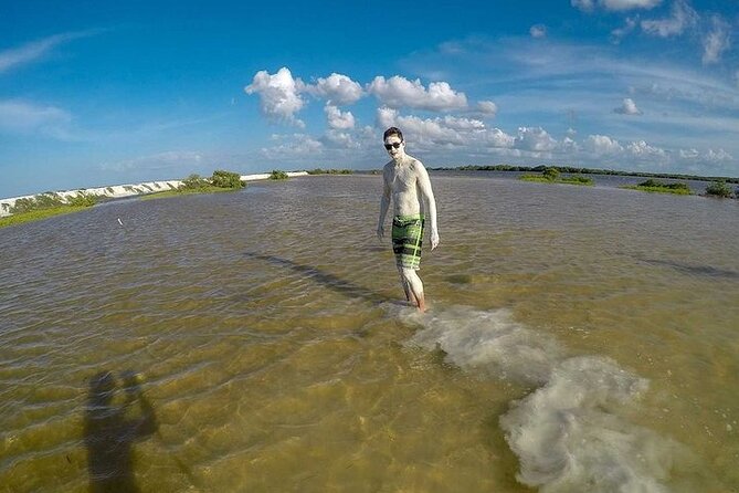 Las Coloradas & Rio Lagartos Biosphere! Transportation from Playa Del Carmen - A boat through Rio Lagartos mangroves