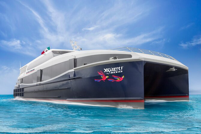 Luxury FERRY Xcaret: From Playa del Carmen to Cozumel - The 45-minute crossing between Playa del Carmen and Cozumel