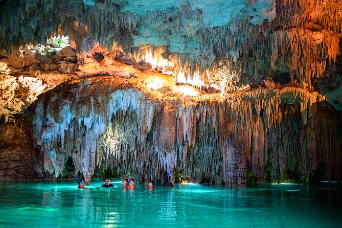 Magical Cenote and Paradise Lagoon Snorkeling Adventure - The cenote: cold water, bats, and total darkness