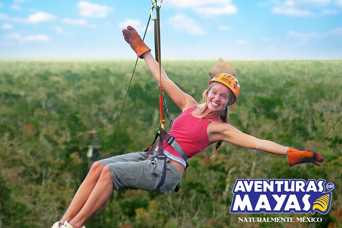 Mayan Xtreme from Riviera Maya - Flying above the jungle canopy by zip line
