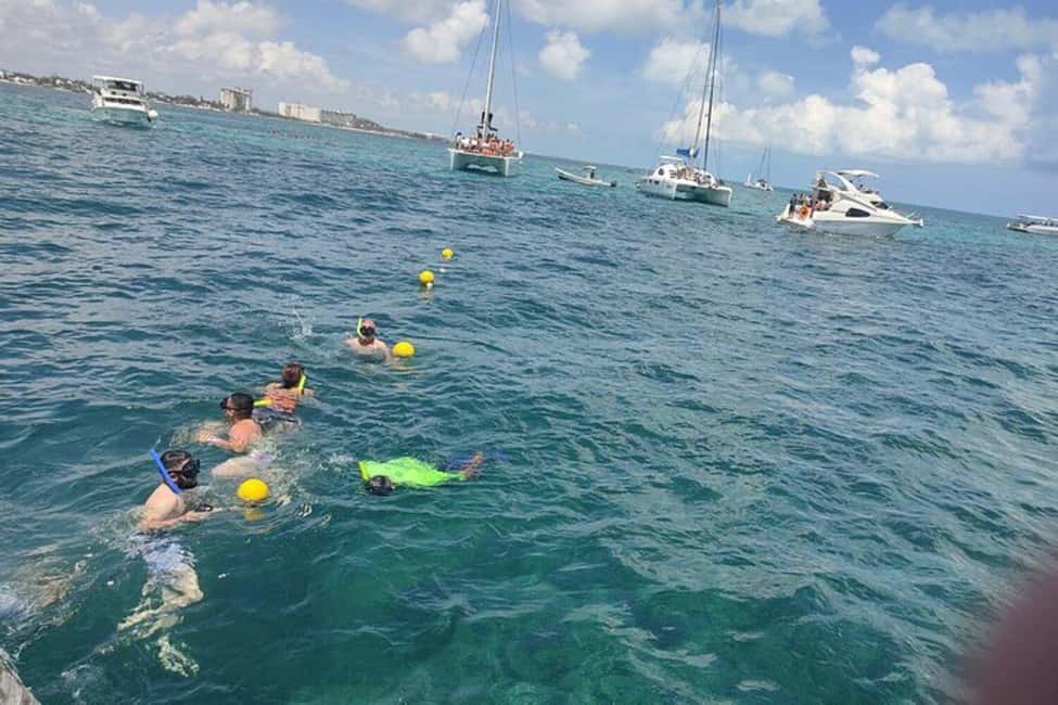 PDC: Isla Mujeres Catamaran Tour with Snorkeling - Lunch at the beachfront restaurant