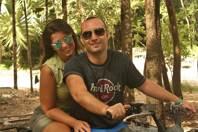 Playa del Carmen Adventure Tour: ATV and Crystal Caves - Entering the Rio Secreto crystal caves