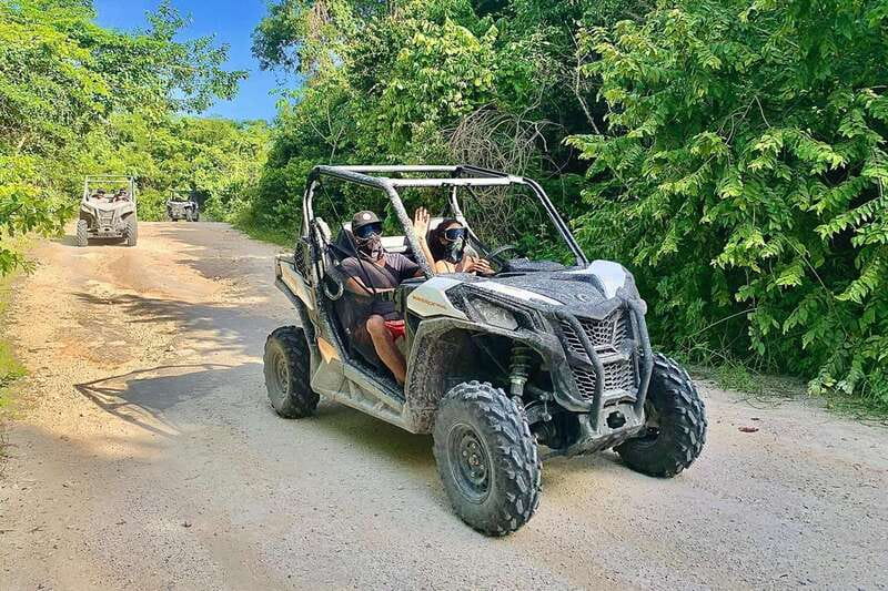 Playa Del Carmen: Cenote & Mayan Village Tour by Buggy - A private cenote in the forest