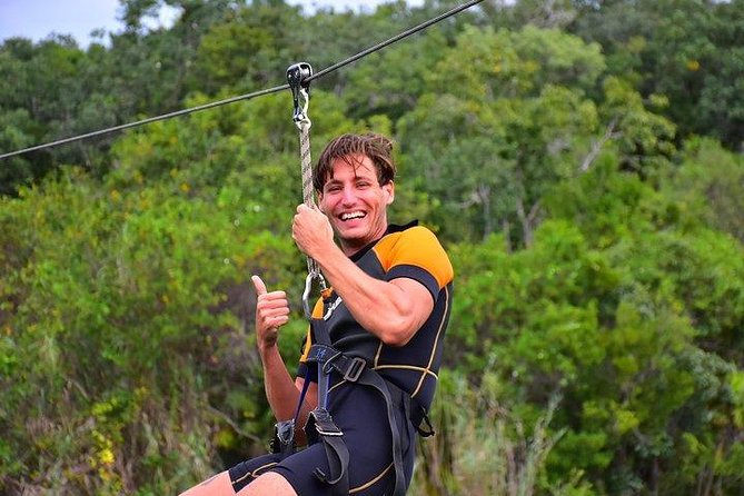 Private Coba & Jungle Adventure: Zipline, Rappel & Cenote - Coba by bicycle, with a pyramid at the center