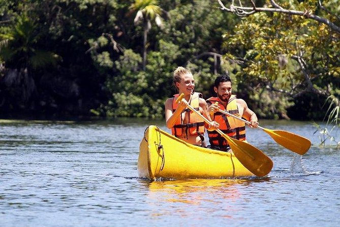 Private Coba & Jungle Adventure: Zipline, Rappel & Cenote - Two ziplines through the forest