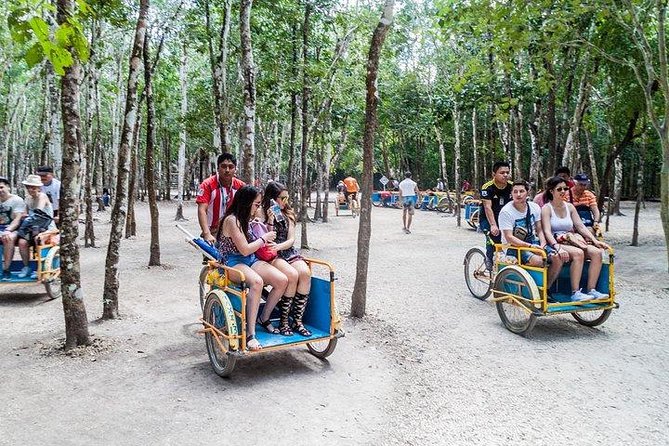 Private Coba & Jungle Adventure: Zipline, Rappel & Cenote - Rappelling into a cenote