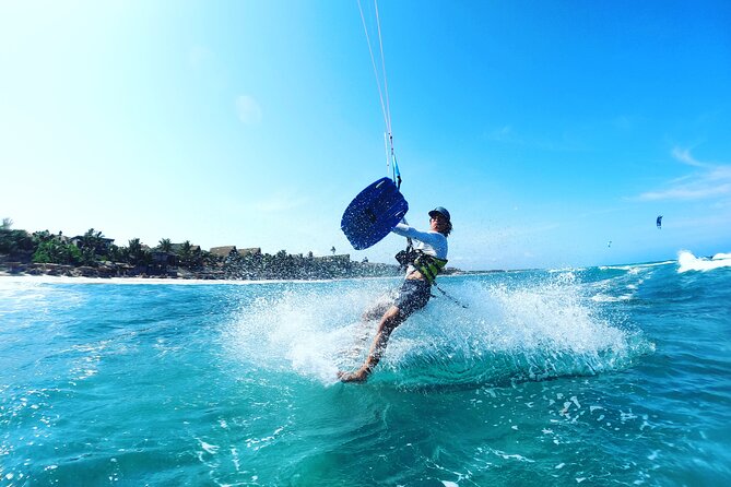Private Kitesurfing Lessons in Tulum with a Private Beach Access 3hrs - The second stage: body dragging and water starts