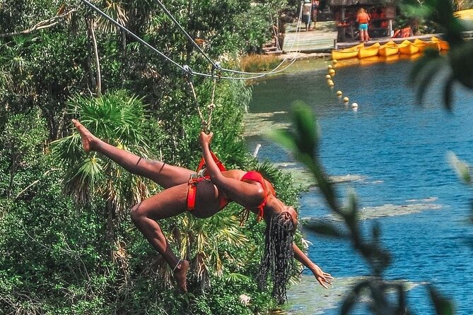 Private Tour Tankah 3 Zip Lines 3 Cenotes Canoe Snorkel Community - Is $208.13 per person a fair price?