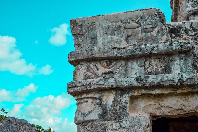 Private Tour to Tulum Ruins, Swim with turtles and Cenote Cave - Akumal Beach and a careful sea turtle encounter