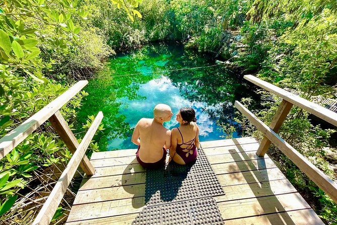 Private Tour Tulum Tortugas Cenote Beach All Inclusive - Tacos and ceviche beside the sea