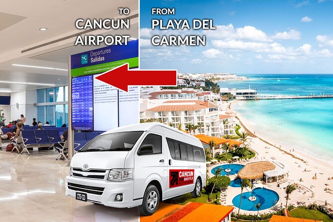 Private Transfer from Playa del Carmen to Cancun Airport - A direct ride from Playa del Carmen to Cancun Airport
