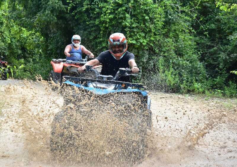 Puerto Morelos: Jungle ATV Adventure, Ziplines and Cenote - Cooling Off in a Cenote