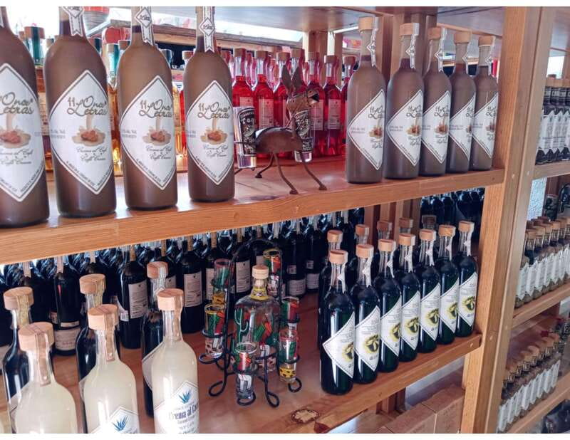 Puerto Morelos: Shopping Tour & Cenote La Noria - Tequila and mezcal at the factory