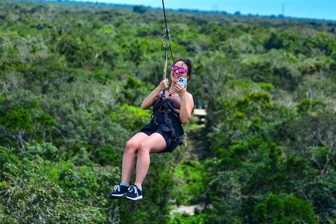 Riviera Maya Half Day Casa Jaguar Cenote, Zipline and ATV - Key points at a glance
