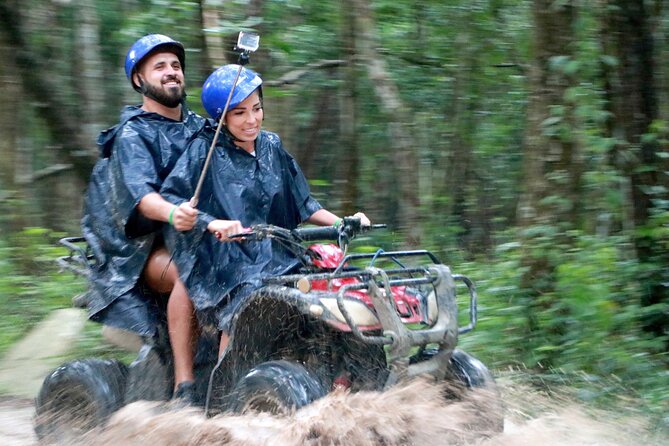 Riviera Maya Jungle Half-Day Tour: ATV, Ziplines, Cenote Swim, Rappel - Zip lines, including the long 1-kilometer run
