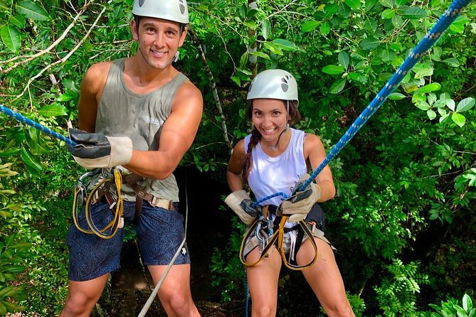 Selva Maya Eco Adventure Park: Ziplining, Hanging Bridges, Rappelling and Cenote - Nine ziplines make the middle of the tour the main event