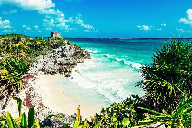 Small Group to Tulum Ruins Cenote Cave and Sea Turtles Snorkeling - A cool swim at Cenote Tak Be Lum