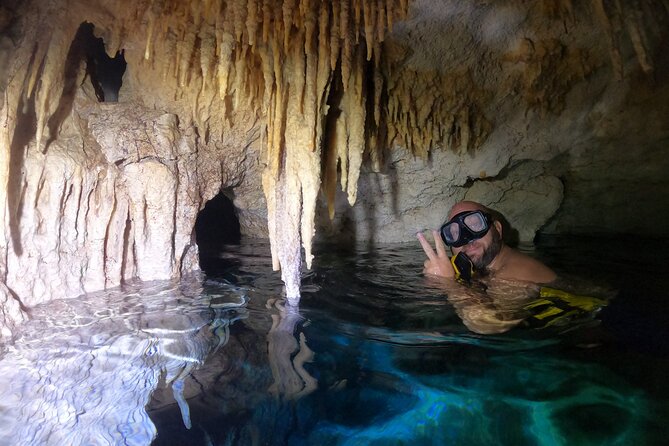 Snorkeling adventure in Yal-Kú lagoon, + Underground Cenote - Pickup From Playa del Carmen and Akumal
