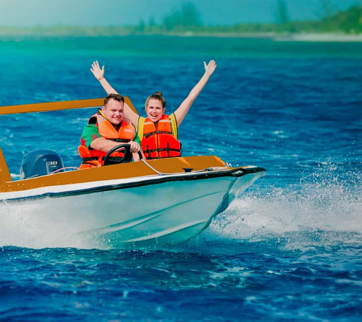Speed Boat, Snorkel and Beach - The one-hour speed boat route