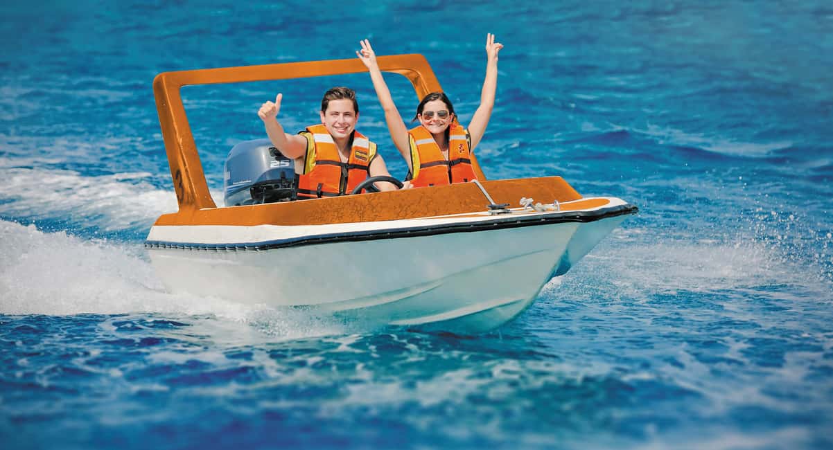 Speed Boat, Snorkel and Beach - Time at Barracuda Beach Club