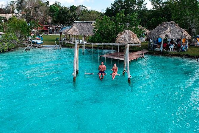 The 7 Colors Of Beauty Lagoon, Bacalar Experience from Tulum City - Cenote Azul brings the swimming stop