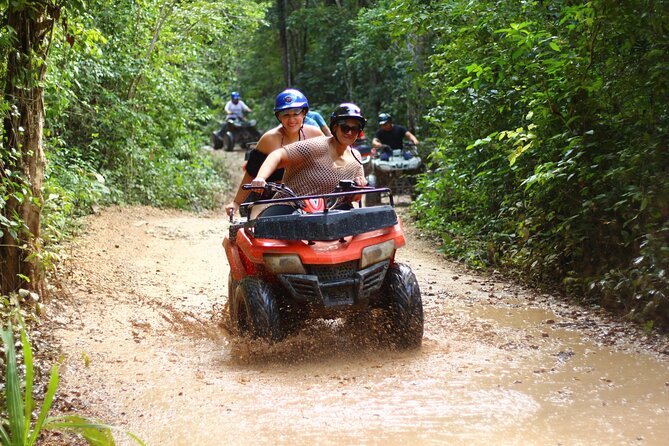 Thrills in Tulum's Jungle: Rappel, Ziplines, ATVs, Cenote & more - Six ziplines, including one over water