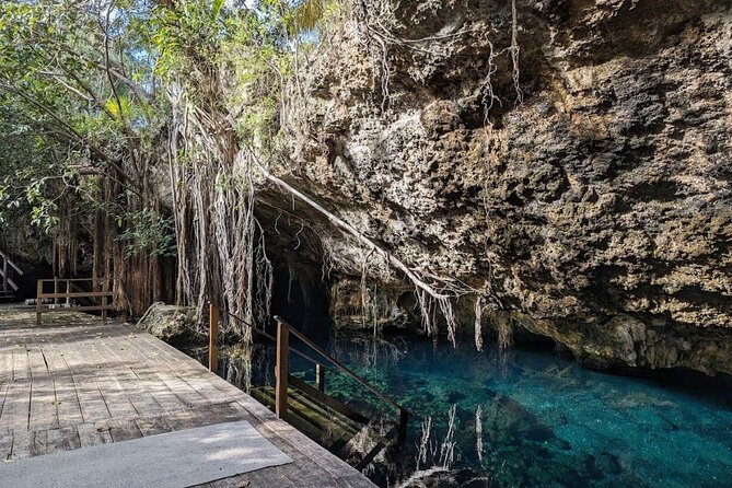 Tour to Cenote Cave and Sea Turtles Encounter - Two water worlds in one Riviera Maya outing