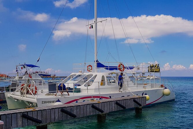 Tour to Cozumel by Catamaran with Snorkeling and Buffet Lunch - Playa Mia Lunch and Beach Club Time