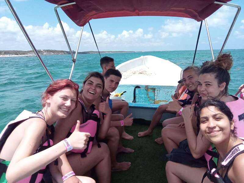Tulum: 2 spot Reef Snorkel 1 hour 30 minutes - Boarding the Boat and Setting Out