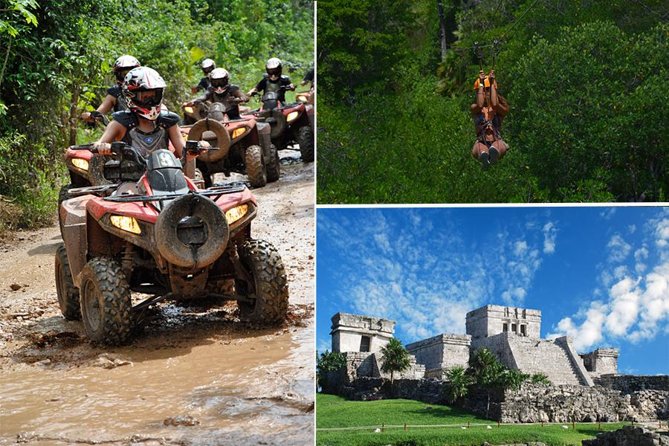 Tulum Adventure (archeological zone-Atv-ziplines-cenote-lunch-drinks-rappel) - What the $162 price really covers