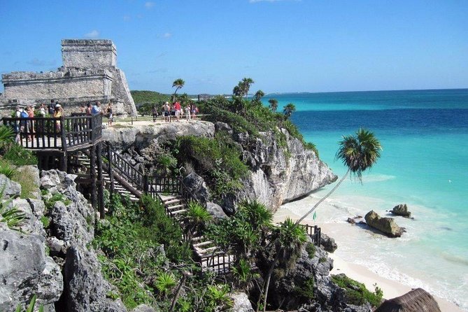 Tulum, Cenote, Coba Ruins & Fifth Avenue! From Playa del Carmen - Tulum’s cliffs, temples, and two-hour visit