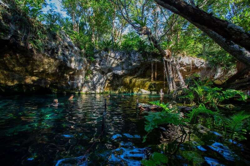 Tulum: Cenote Trail Bike Tour - Three cenotes, ziplines, and a canoe