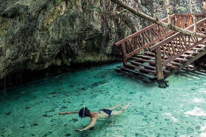 Tulum Coba cenote swim Playa del Carmen - Cenote Kuxtal and the 45-minute swim