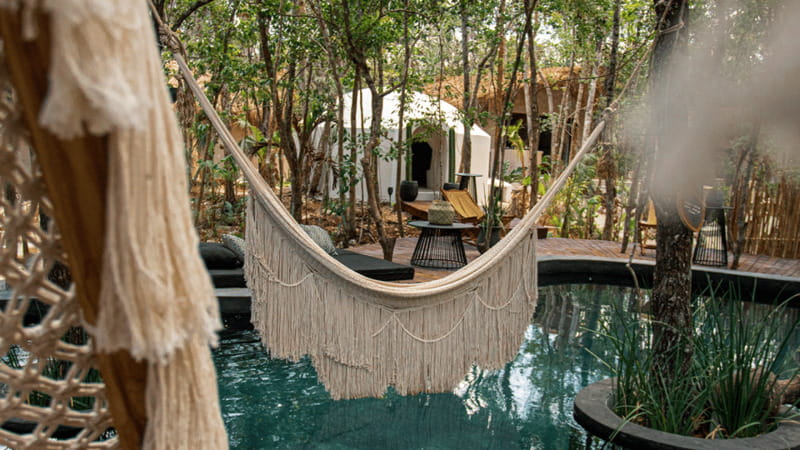 Tulum: Floating Breakfast in The Yellow Nest (Day Pass) - Yoga gives the day a useful rhythm