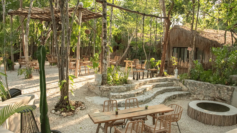 Tulum: Floating Breakfast in The Yellow Nest (Day Pass) - Temazcal meditation with volcanic heat and herbal steam