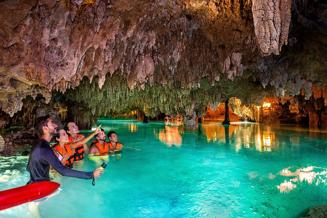 Tulum Guided Tour, Magical Cenote, Lagoon Snorkeling and Beachside Lunch - Cenote El Sueño, the day’s most unusual swim