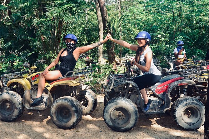 Tulum Half-Day Jungle Adventure ATV, Ziplines (4) & Mexican Snack - A Mayan ritual and a simple Mexican lunch