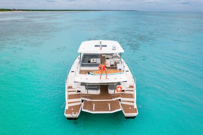 Tulum: Leopard 51′ Yacht with Gourmet Dining & Water Toys - A clear cancellation window