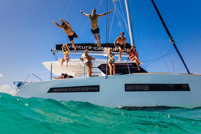 Tulum: Luxury Sail & Snorkel – All Inclusive 34' Catamaran - A four-hour plan built around the water