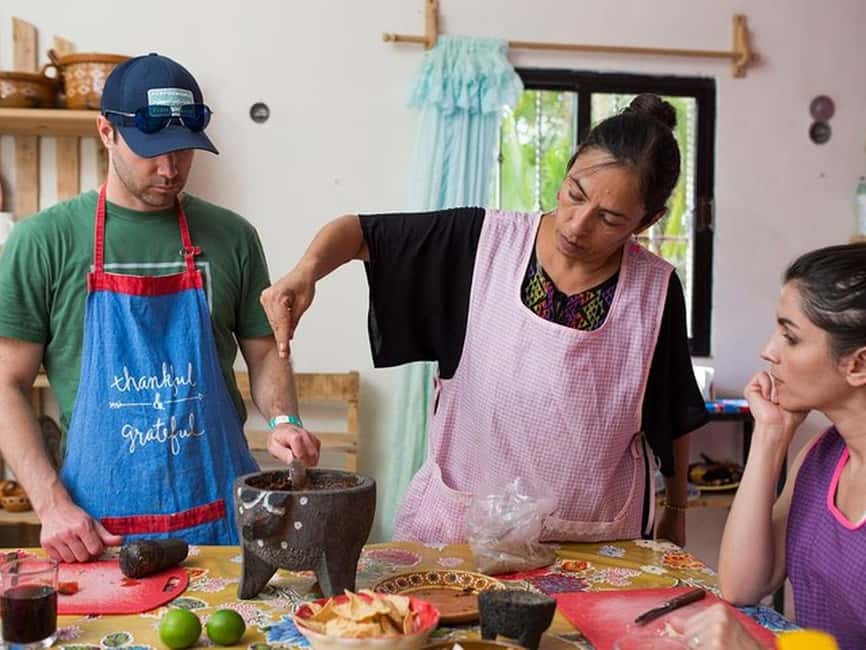 Tulum: Mexican Cooking Class in Local Home - Making salsa and tortillas by hand