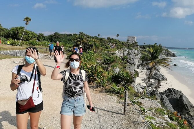 Tulum Ruins and Jaguar Park, Private Round Trip and Tickets - Entering the Walled City of Tulum
